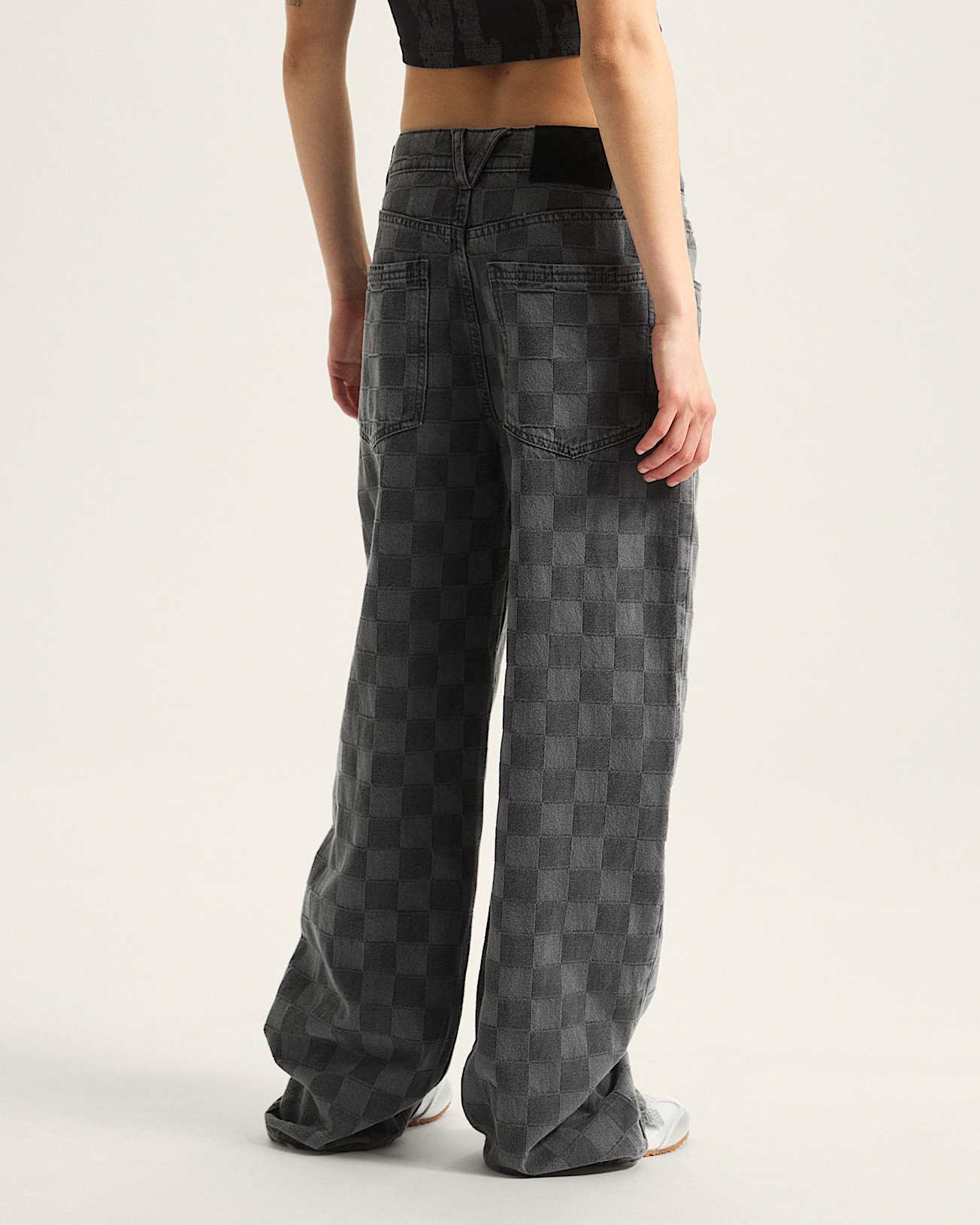 Jeans Sirelle check nero