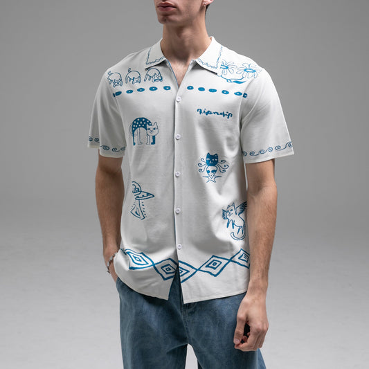 Polo Blonded reversibile panna