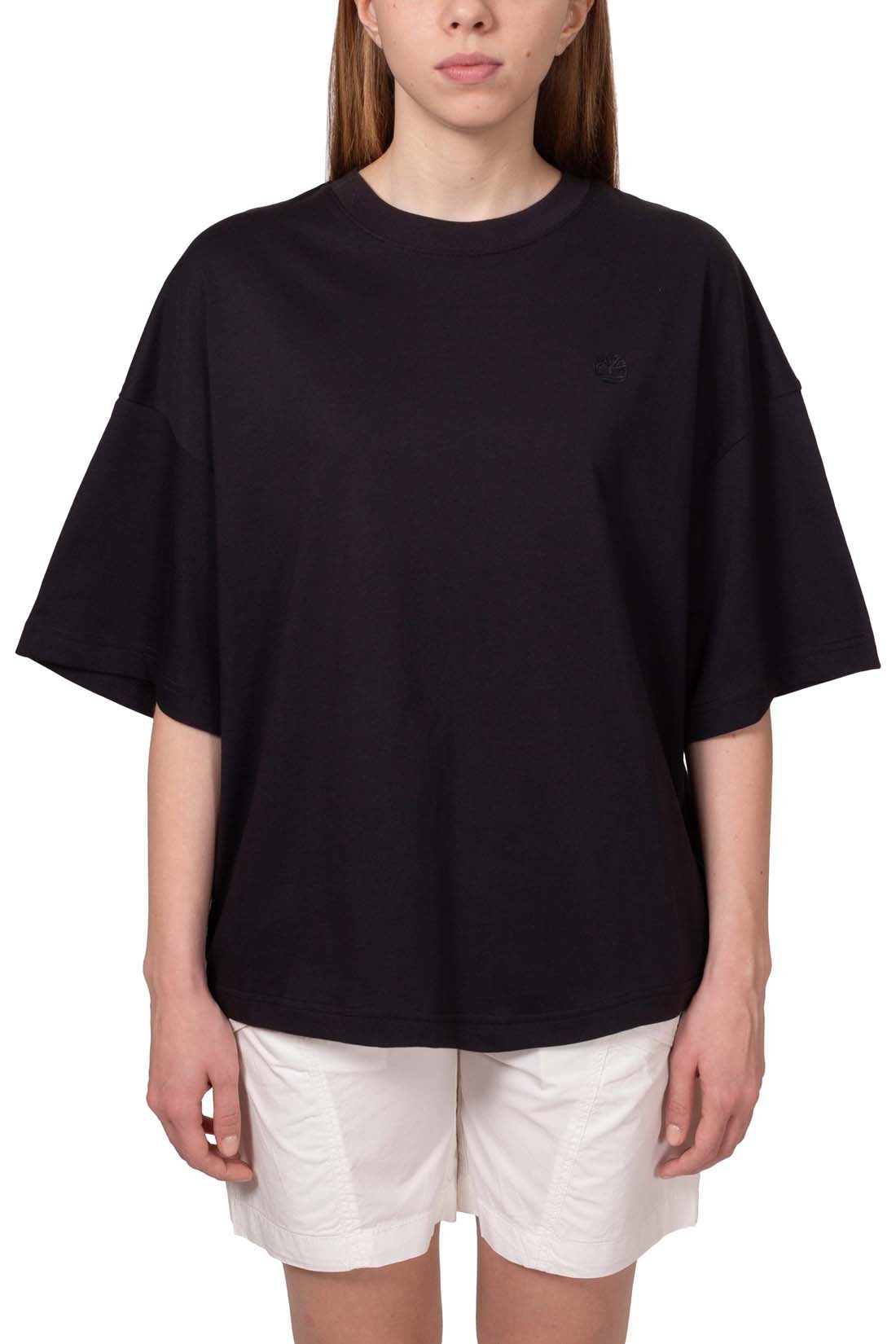 T-shirt Lush crop nero