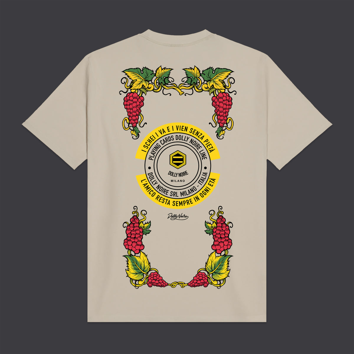 T-Shirt Asso di Denari beige