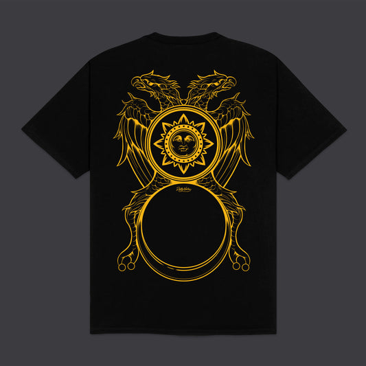 T-Shirt Asso di denari nero