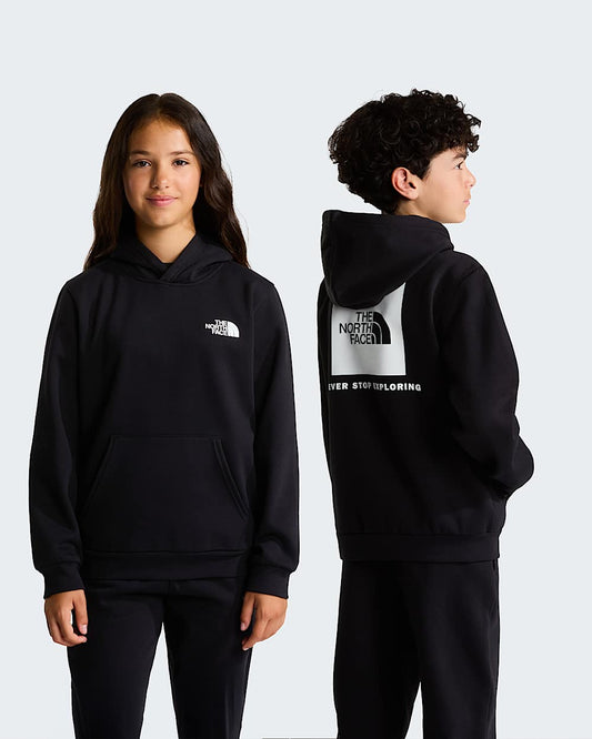 Felpa The north face con cappuccio nero - 10/12 ANNI