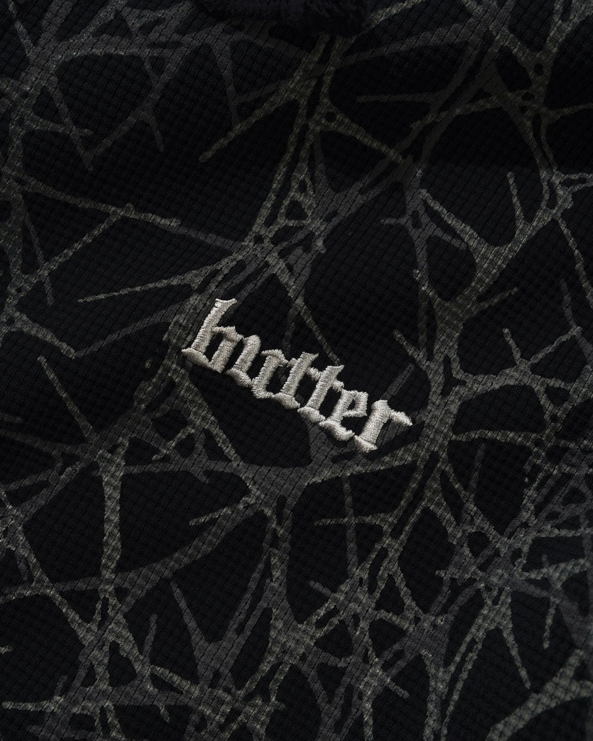 Felpa Butter Goods full zip con cappuccio nero/camo