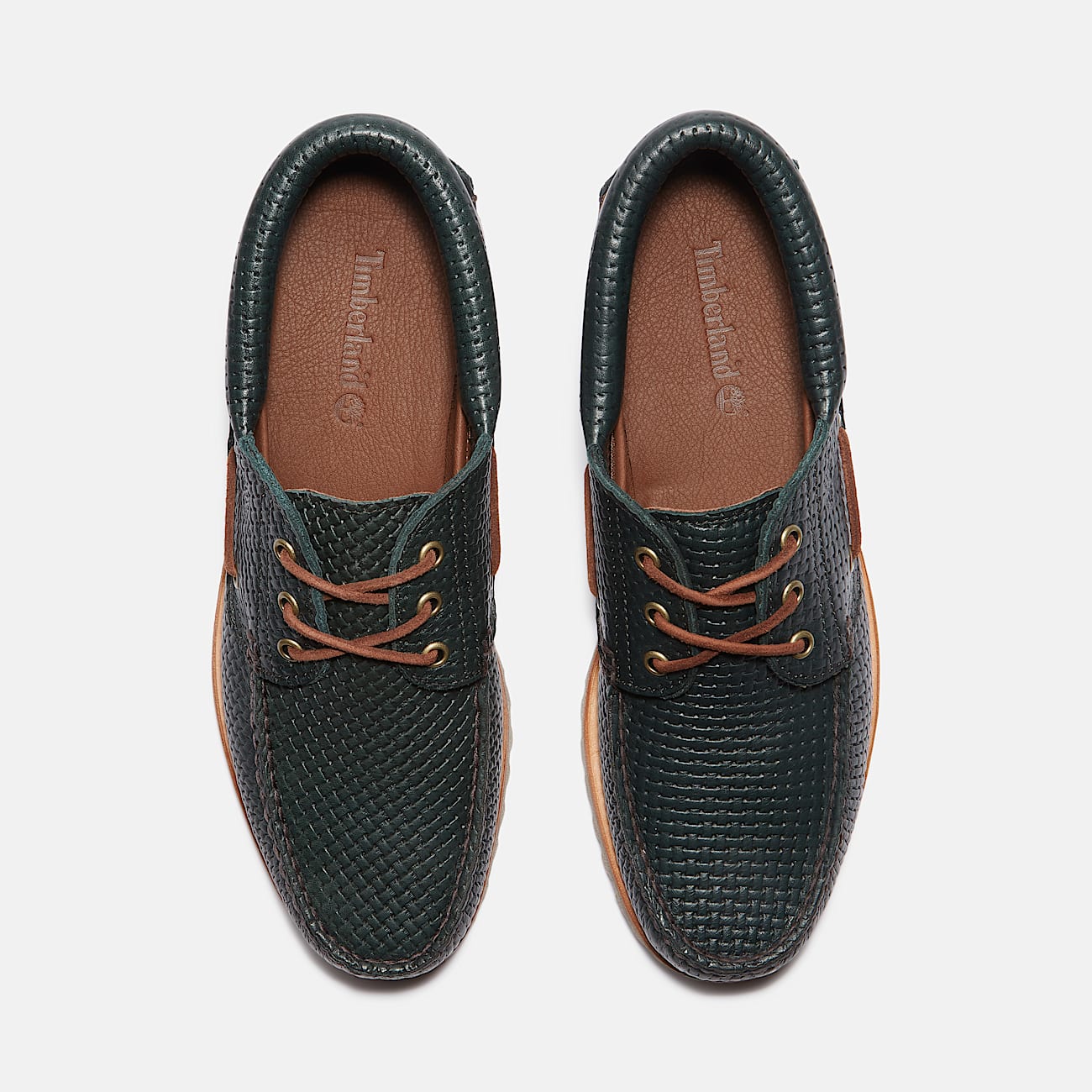 Timberland da barca Handsewn verde