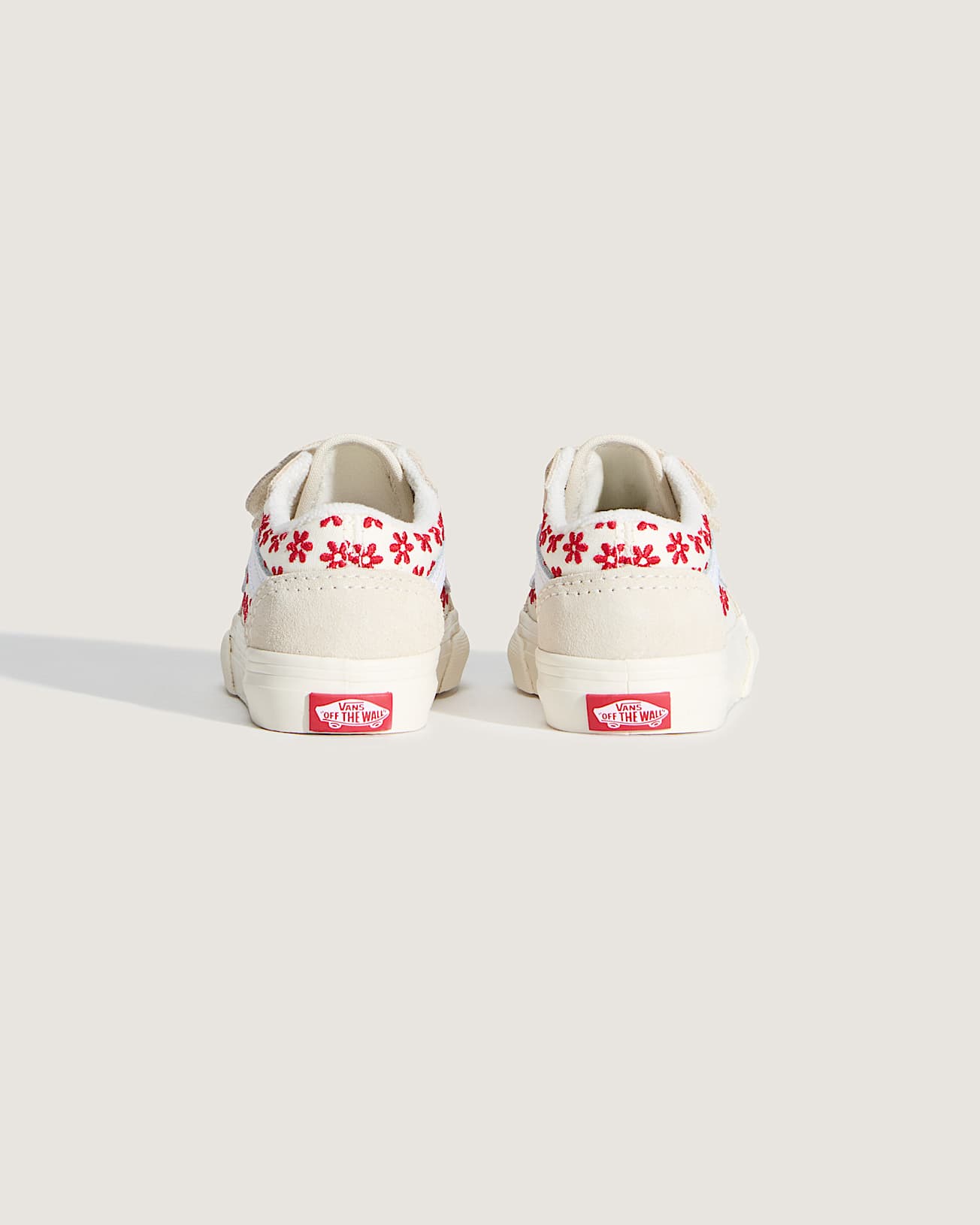Vans Old skool con fiorellini panna