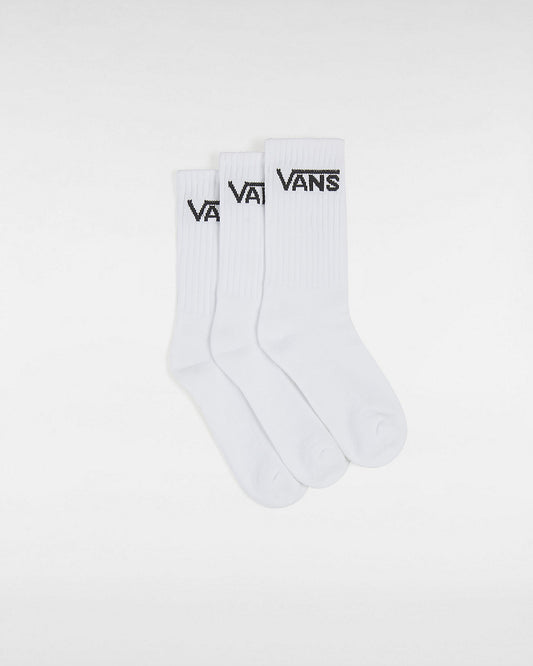 Calze Vans crew bianco da bimbo/a - 3 paia