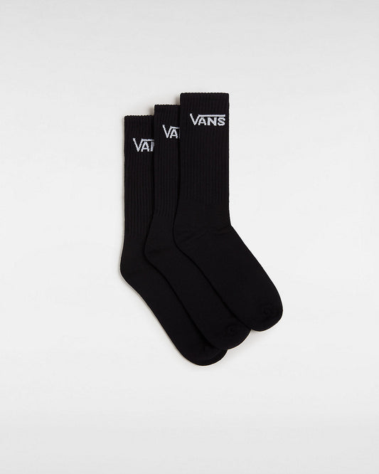 Calze Vans crew nero - 3 paia