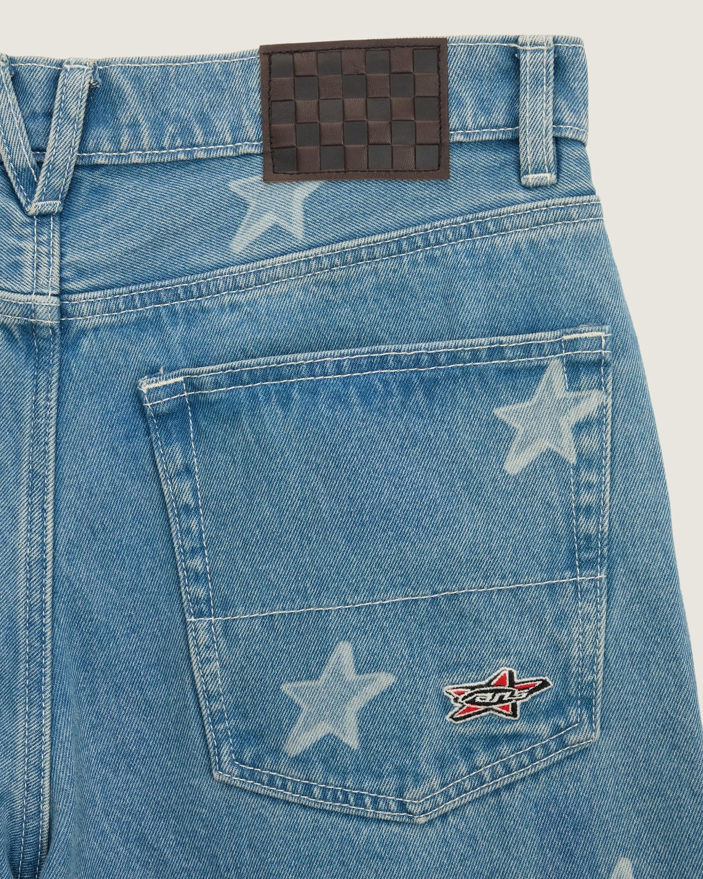 Jeans Check-5 denim stelle