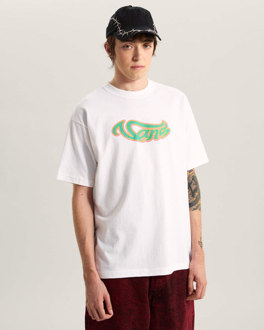 T-Shirt Wavy bianco