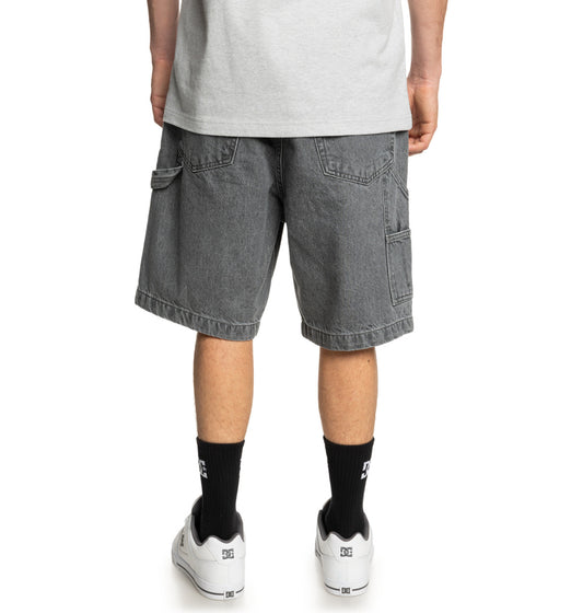 Pantaloncini Carpenter baggy 22" denim grigio