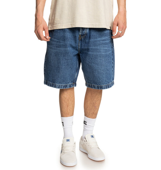 Pantaloncini Worker baggy 19.5" denim scuro