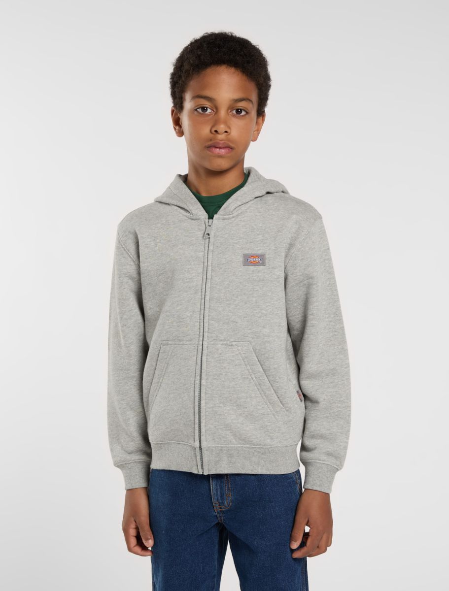 Felpa Oakport full zip con cappuccio grigio - 4/16 ANNI