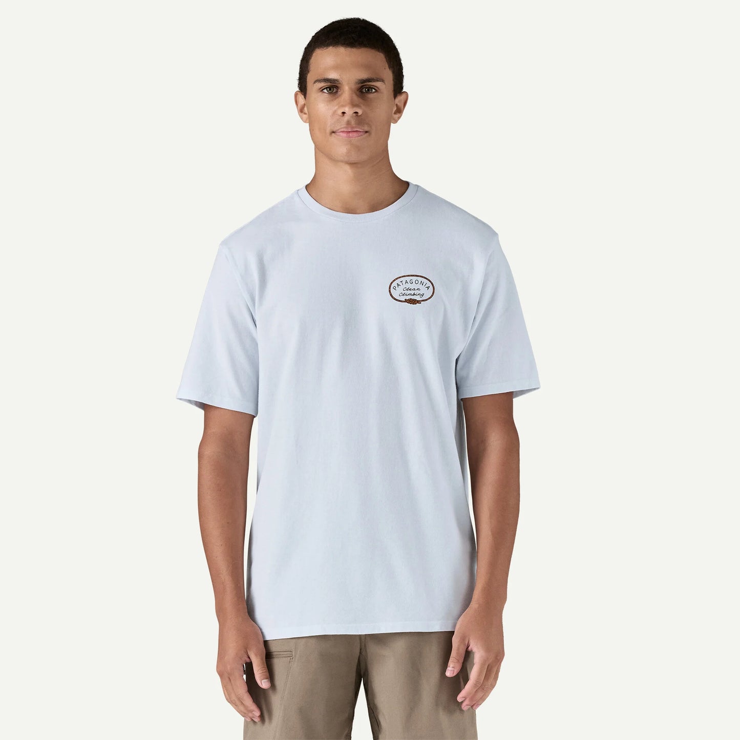 T-Shirt Clean climb bianco