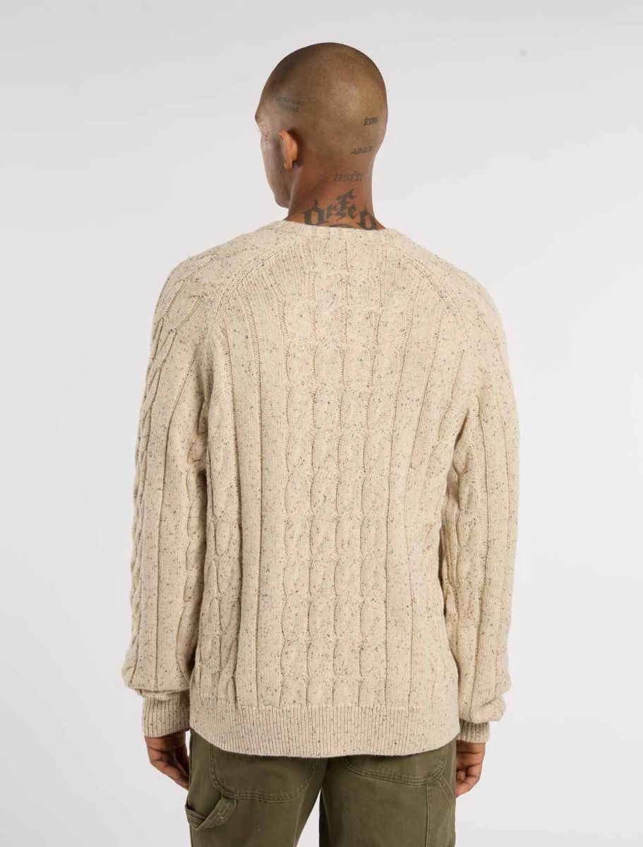 Maglione Vanleer cable panna