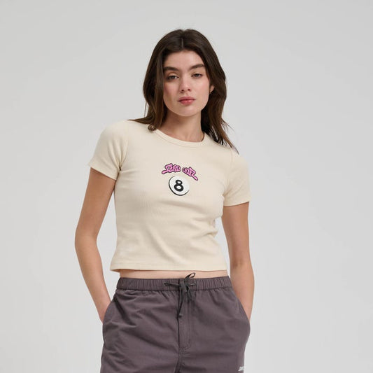 T-Shirt Winkowski crop panna