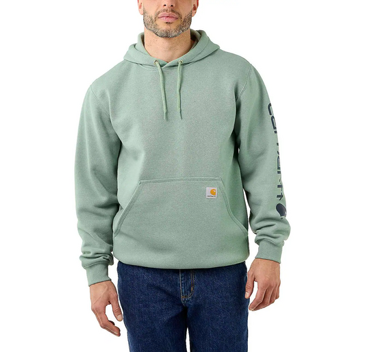 Felpa Midweight con cappuccio verde chiaro