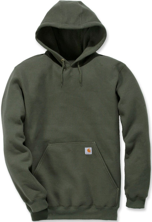 Felpa Midweight con cappuccio verde