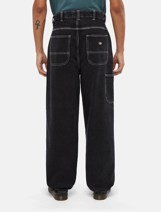 Jeans Madison slavato nero