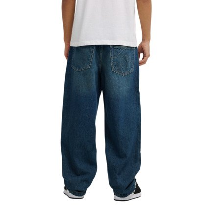 Jeans baggy worker denim scuro