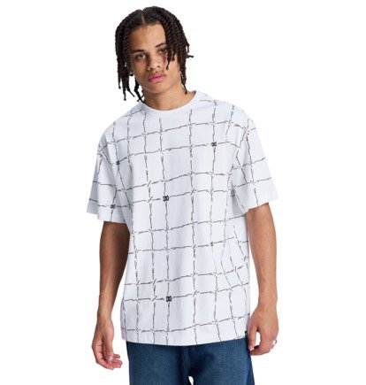 T-Shirt DC wired resort bianco/fantasia