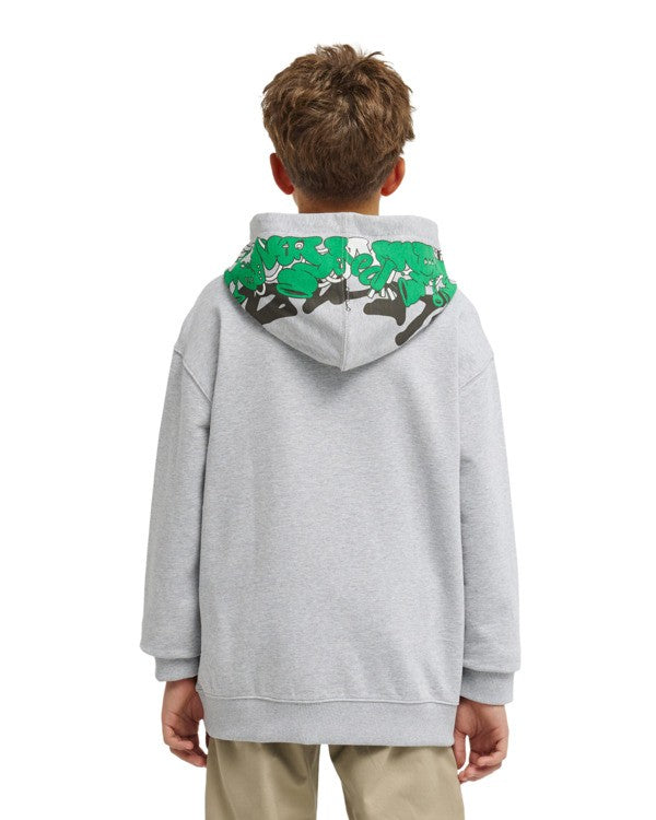 Felpa Horn con cappuccio grigio - 8/16 ANNI