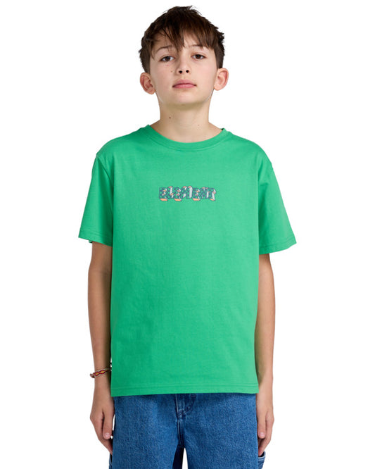 T-Shirt Footsteps verde - 8/16 ANNI