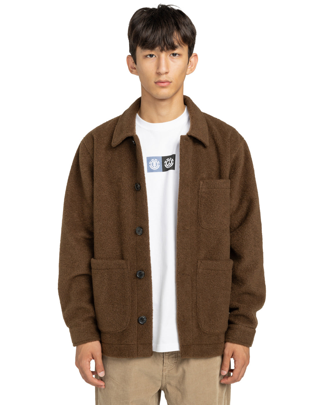 Camicia Shepherd sherpa marrone