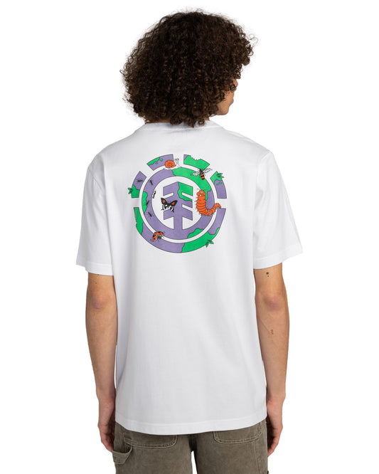 T-Shirt New world bianco