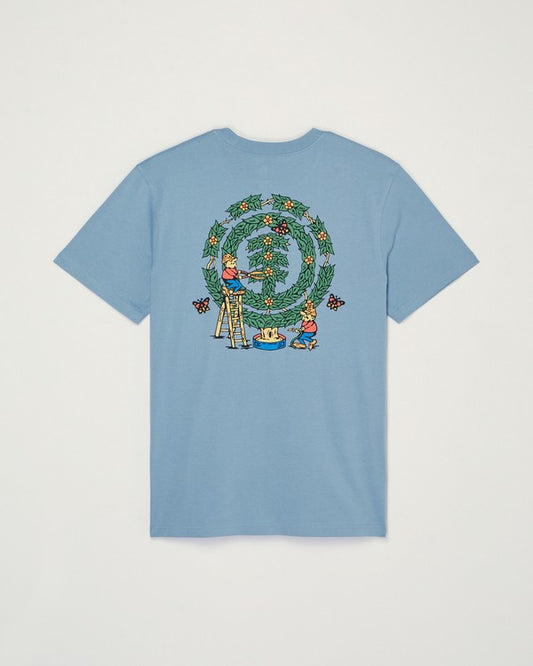 T-Shirt Gardening celeste