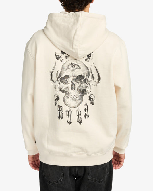 Felpa All seeing con cappuccio crema