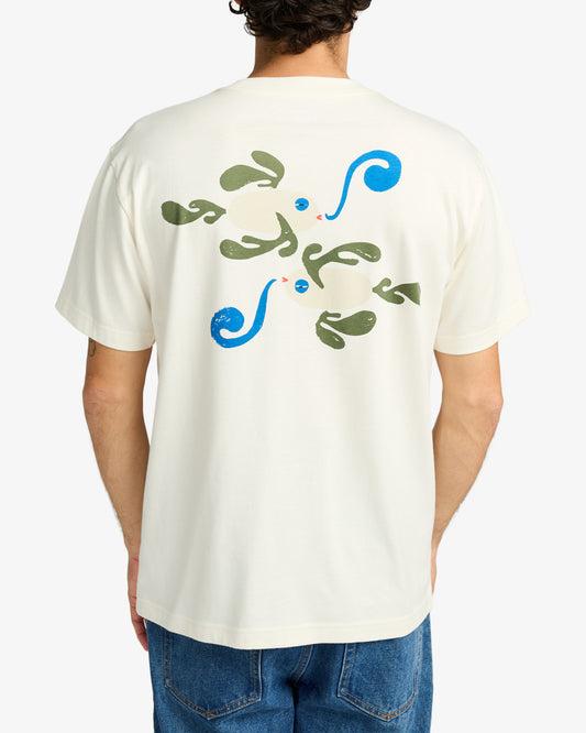 T-Shirt Fishschool panna