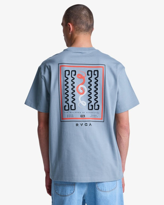 T-Shirt Amaze snake celeste