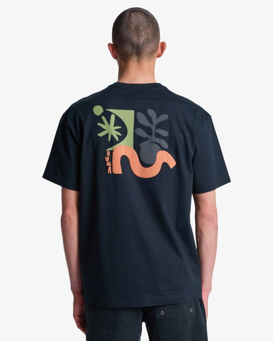 T-Shirt Cut out nero