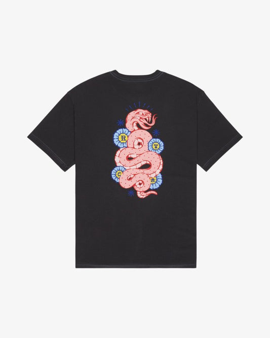 T-Shirt Dalas snake nero
