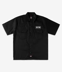 Camicia Thrasher x Dickies nero