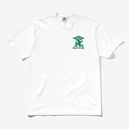 T-Shirt Butter Goods x Umbro bianco
