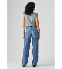 Jeans Baggy Dad denim blu