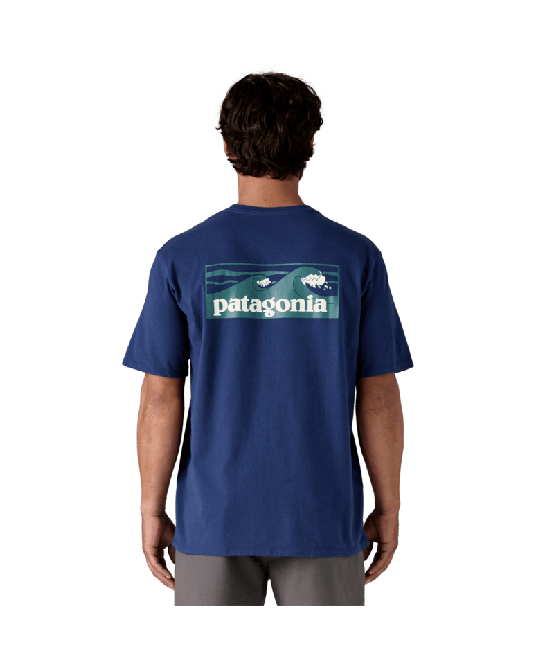 T-shirt Boardshort con taschino blu