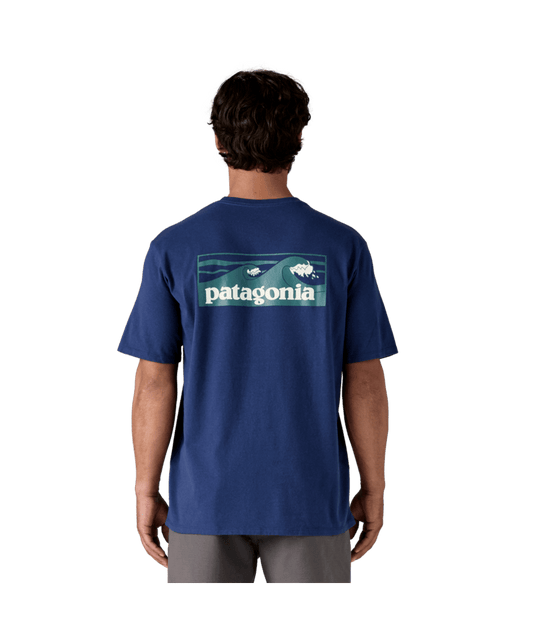 T-shirt Boardshort con taschino blu