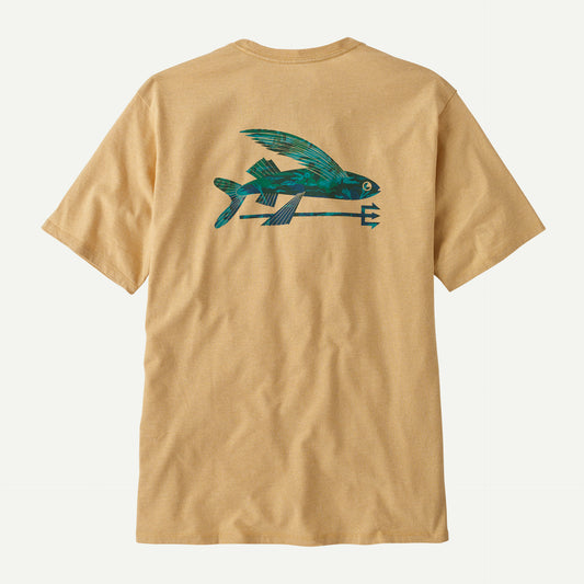 T-Shirt Flying fish giallo