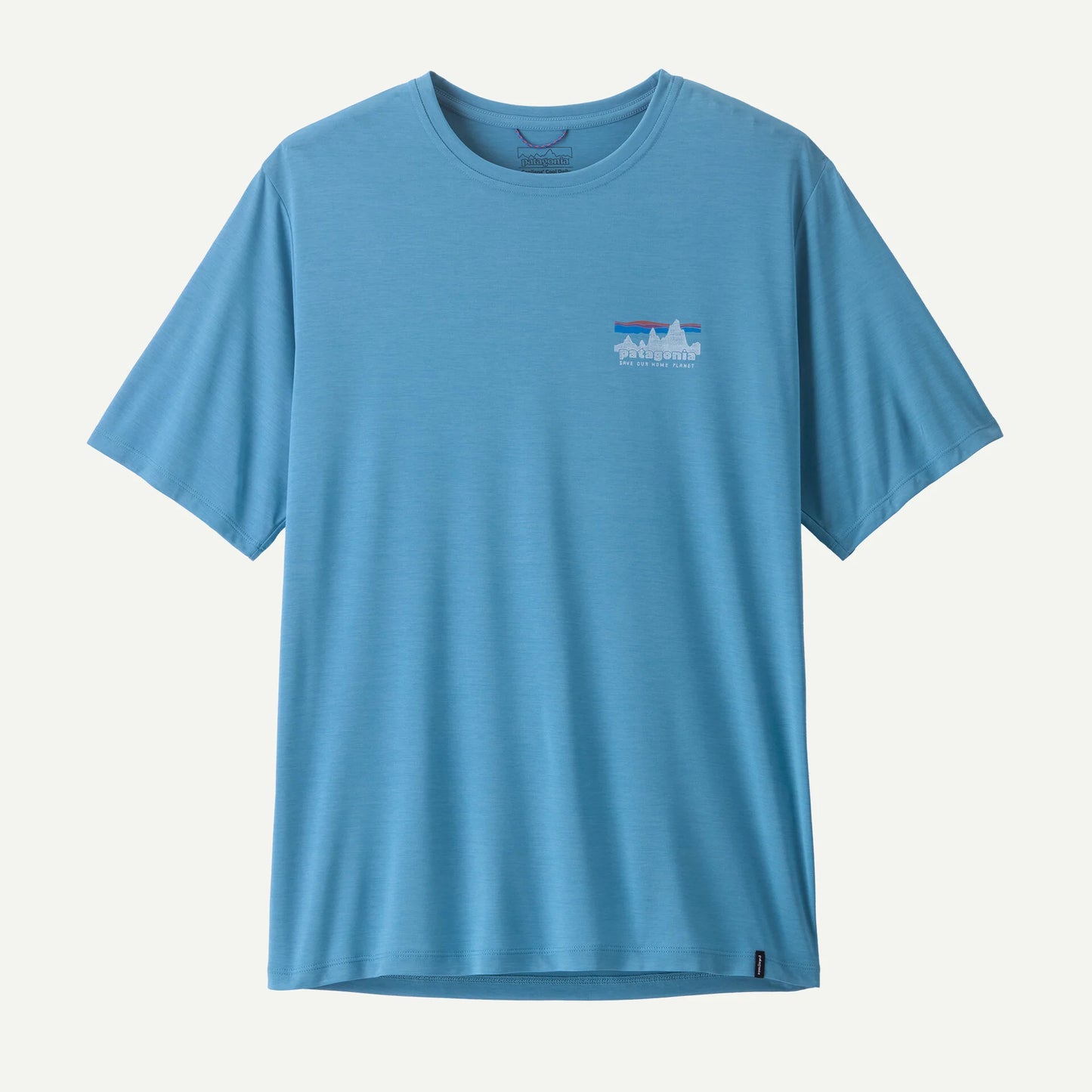 T-Shirt Cool daily in capilene celeste