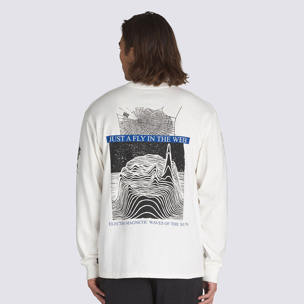 T-Shirt Electro a maniche lunghe panna