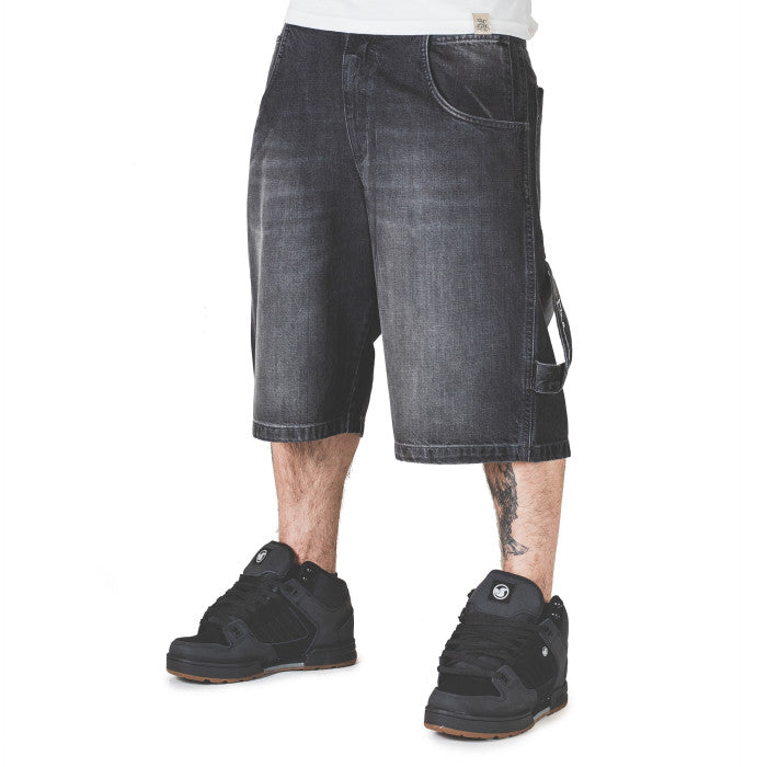Pantaloncini Blue skin denim nero
