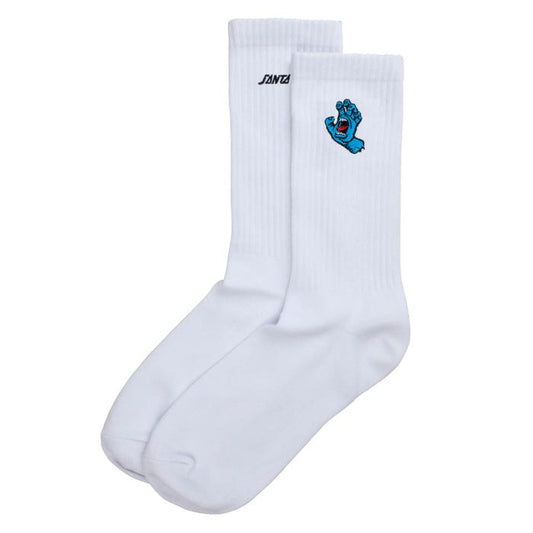 Calze Screaming mini hand bianco