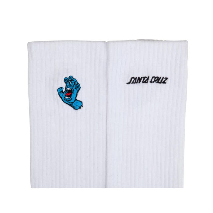 Calze Screaming mini hand bianco