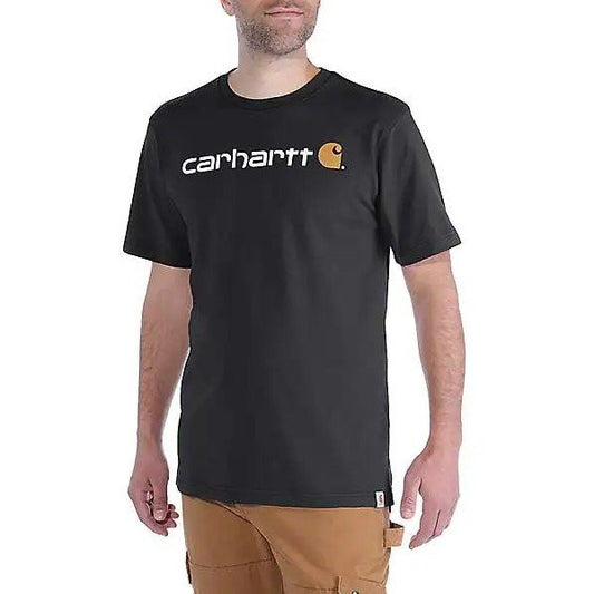 T-Shirt Carhartt logo nero