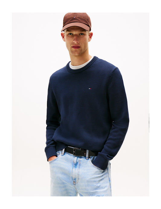 Maglioncino Tommy slim fit blu