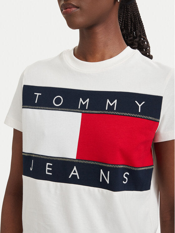 T-Shirt Tommy jeans oversize bianco