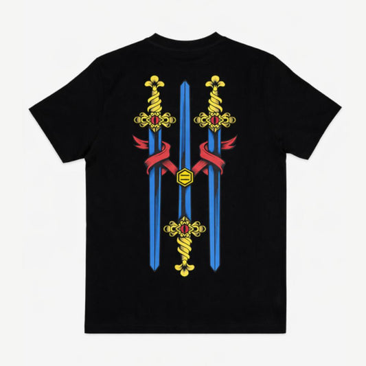 T-Shirt Tre di spade nero