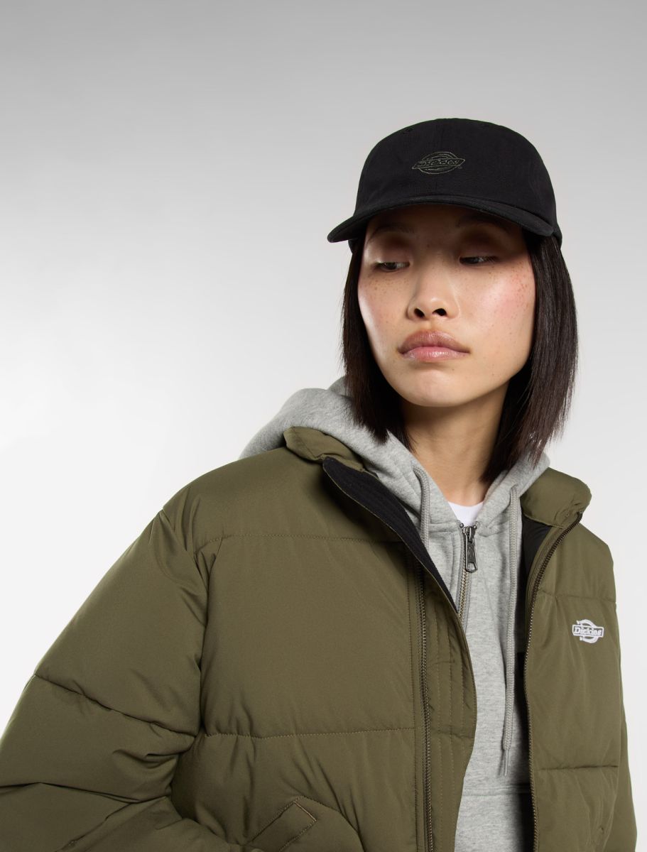 Cappellino Duck in canvas nero